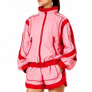 Chándal Deportivo de Nailon con Capucha para Mujer, Estampado, de Secado Rápido, Ligero, Transpirable, Antibacteriano, Ropa Deportiva Urbana, OEM, ODM, Venta al Por Mayor - Product Image 1
