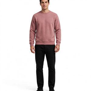 เสื้อสเวตเชิ้ตผู้ชายสีพื้น คอวี ผ้าฝ้าย/โพลีเอสเตอร์ 100% แขนยาว ใส่สบาย ทรงปกติ ดีไซน์ทันสมัย ขายส่งราคาดีที่สุด - Product Image 5