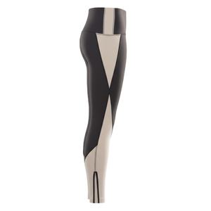 กางเกงเลกกิ้งออกกำลังกายเอวสูงสำหรับผู้หญิง ดีไซน์ตัดต่อสีสัน ชุดฟิตเนส - Product Image 2