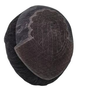 Peluca de Cabello Humano Q6 Yaki para Hombre, Tupé de Cabello Virgen Remy con Trama Única, Rizo Naturalizador Bangladash, Extensión de Cabello con Gorro Remi - Product Image 1