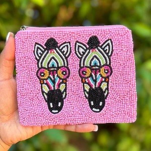 Preppy Coin Purse <b>Beaded</b> Bag Custom Purse <b>Beaded</b> Wallet Cute Valentines Day Gifts for Her - Product Image 5