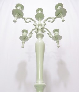 Fancy Indian Classical Hand Crafted Metal Marque Aluminum Powder Coated 5 Arms Antique Color Wedding <b>Candelabra</b> - Product Image 5