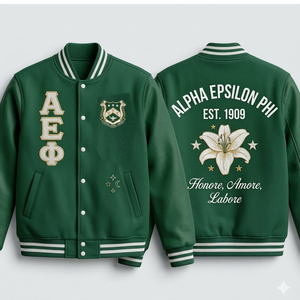 Alpha Epsilon Phi Lettermen <b>Jacket</b> Vintage <b>Bomber</b> <b>Jacket</b> <b>Varsity</b> <b>Jacket</b> Sorority Greek Line <b>jacket</b> Greek <b>Jackets</b> Lettermen Coat - Product Image 3