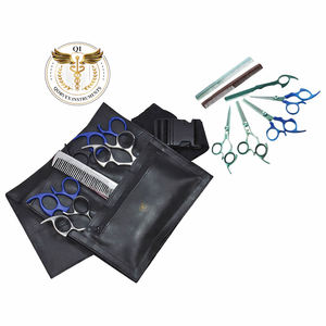 Kit Profesional de Tijeras para Cortar y Entresacar Cabello con Peines para Barbería - Product Image 5