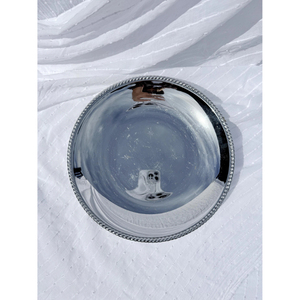 Plateau de service en métal, forme ronde, sans poignée, long, pour servir les aliments, pour la cuisine, le restaurant, l'hôtel, utilisation sur table, accessoires - Product Image 4