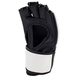 Guantes de Boxeo de Cuero Negro con Cordones en la Muñeca para Entrenamiento y Combate de Adultos - Product Image 3
