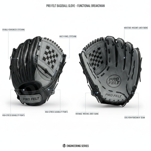Professional Sports <b>Baseball</b> Glove for Adults & Youth Soft Durable Leather Mitt Right/Left Hand Fielding Training Gear Gloves - Product Image 2