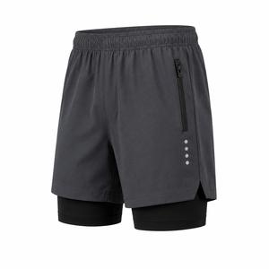 Pantalones Cortos Deportivos para Hombre, de Secado Rápido, Ecológicos, con Cordón Ajustable, Cintura Elástica, 100% Poliéster Tejido, Gran Venta - Product Image 3