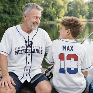 Camiseta de Béisbol Personalizada de Holanda - Camisetas Deportivas con Nombre y Número, Regalos de Uniformes de Softbol para Hombres y Mujeres - Product Image 2