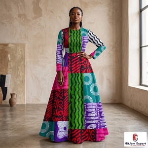 Premium Custom African Wax Print Cotton Fabric Ankara Kitenge Logo Printing OEM ODM Textile Manufacturer Custom Production - Product Image 3