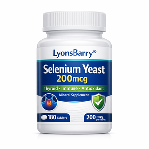 Levadura de Selenio 200mcg, Tabletas para Adultos, Suplemento Mineral Antioxidante para la Tiroides e Inmunidad, 100 Unidades, Fabricante de Marca Privada OEM - Product Image 3