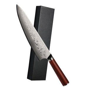 Couteau de cuisine en acier Damas de haute qualité, lame multicouche, outil de coupe durable pour la viande, les légumes et les fruits - Product Image 1