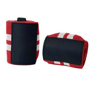 Bandes de maintien pour poignets antidérapantes, respirantes, élastiques, à double bande, avec boucles pour le pouce, style sportif, sangle de gym pour l'entraînement, la musculation et l'haltérophilie - Product Image 1