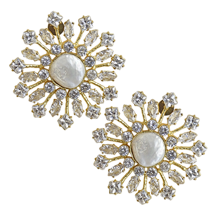 Elegantes Pendientes de Perlas Grandes - Joyería de Perlas Blancas Extra Grandes para Novias y Eventos de Gala - Product Image 6