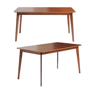 Midcentury Modern Wood Dining Table Rectangle Shape Stable Design Home Furniture for Indoor Dining Use - Product Image 5