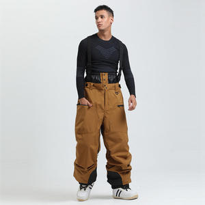 Pantalones de Esquí Impermeables para Hombre, Pantalones de Snowboard Aislantes para Deportes de Invierno al Aire Libre, con Tirantes Ajustables y Múltiples Cremalleras - Product Image 6