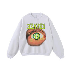 เสื้อฮู้ดผู้ชายพิมพ์ลาย Heaven Eye ผ้าฝ้าย ซิปหน้า สวมใส่สบายๆ สไตล์สตรีทแวร์ แขนยาว ผ้าถัก กันน้ำ ระบายอากาศได้ดี - Product Image 2