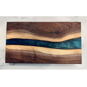 เขียงไม้เคลือบอีพ็อกซี่สุดหรูสำหรับบ้านสมัยใหม่ เขียงครัวไม้เนื้อแข็งเคลือบอีพ็อกซี่ทนทานสำหรับเชฟ - Product Image 1