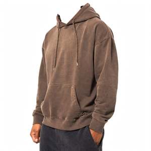 Sweat à capuche d'hiver pour homme, coupe classique, 100% coton molletonné, confortable, respirant, séchage rapide, poche avant, logo brodé, style streetwear AZ - Product Image 3