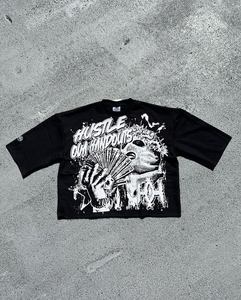 เสื้อยืดเจอร์ซีย์ทรงบ็อกซี่โอเวอร์ไซส์สำหรับผู้ชายรุ่นใหม่ ผ้าเนื้อหนัก 280 กรัม 100% คอตตอน ระบายอากาศได้ดี เป็นมิตรต่อสิ่งแวดล้อม - Product Image 1
