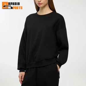 High Quality Custom Logo Cotton <b>Long</b> Sleeve Women <b>Sweatshirt</b> Breathable Sustainable Casual Wear Plain <b>Ladies</b> <b>Sweatshirt</b> - Product Image 3