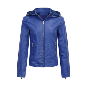 2024 New Arrival Winter Thick Fleece Waterproof Breathable Windproof Custom Logo <b>Women</b> PU Leather Plus Size <b>Jacket</b> <b>Womens</b> Faux - Product Image 2
