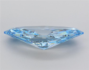 Diamante Cultivado en Laboratorio de 3.50 Quilates, Corte Marquesa, Azul Intenso, VVS2, Certificado IGI, Corte Excelente, Luxira Jewels CVD HPHT - Product Image 3