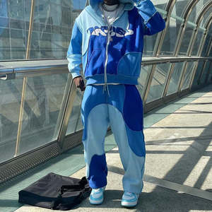 Ensemble de survêtement de sport pour homme 2026 de haute qualité – Pantalon et veste personnalisés, deux pièces, pour le jogging - Product Image 1