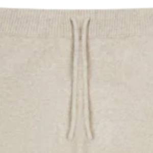 Pantalones Deportivos de Punto Beige Unisex, Pantalones de Chándal de Punto Suave, Cintura Elástica, Ropa Casual para Estar en Casa o Salir a la Calle, Cálidos para Invierno, OEM Personalizado - Product Image 3