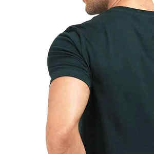 T-shirt tendance d'été pour hommes, vêtements décontractés de haute qualité, mélange de fibres de bambou, respirant, respectueux de l'environnement, t-shirts pour hommes en gros - Product Image 6