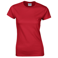 Dames 100% katoenen T-shirt korte mouw effen kleur basic casual ademend modieus T-shirt OEM ODM groothandel