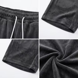 Pantalones Cortos Casuales de Cintura Media 100% Poliéster para Entrenamiento de Verano, Boxeo, Muay Thai, Lucha, con Cierre Elástico y Diseño Sólido - Product Image 3