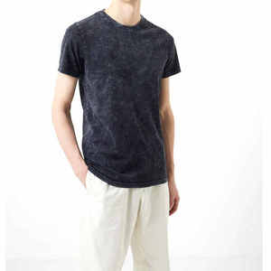 T-shirt délavé à l'acide sur mesure, nouveau style, fabricant, prix abordable, manches courtes - Product Image 5