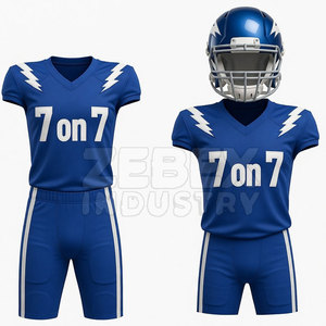 Ensemble d'uniformes sportifs légers en polyester, tissu à séchage rapide, respirant, personnalisable, tenue d'équipe 7V7, meilleur prix - Product Image 3