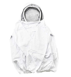 Combinaison d'apiculteur blanche, protection intégrale, voile amovible, respirante, coupe ample, polyester, coutures surjetées, vêtement de sécurité pour - Product Image 2