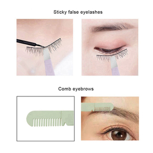 Pinzas Profesionales de Precisión con Punta de Peine, Acero Inoxidable, Mango Cómodo, Depilación de Cejas de Lujo - Product Image 3