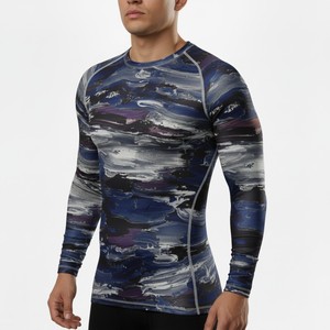 Customize Your Own Logo Sublimated Full Sleeve Rash Guard MMA Rash Guard BJJ Rash Guard Compression Shirt MMA <b>Rashguard</b> for Men - Product Image 4