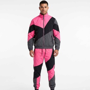 Unisex Custom Hot Sales Custom Button-up Men's Zip-up Polyester Nylon <b>Jacket</b> and Shorts Windbreaker Set - Product Image 5