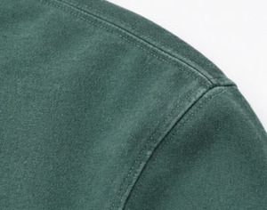 Sudadera básica de cuello redondo para hombre, manga larga, informal, de algodón y felpa, con impresión de logotipo personalizado, venta al por mayor. - Product Image 3