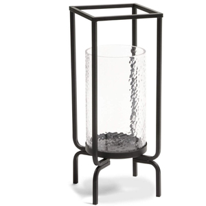 Top Selling <b>Gold</b> Metal <b>Lantern</b> with Clear Glass Panel Candle Holder for Home Decoration Taper Candle Holder Pillar Stand - Product Image 2