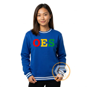 เสื้อสเวตเชิ้ตผ้าฝ้ายฟลีซปักลายอีสเทิร์นสตาร์แบบสั่งทำพิเศษสำหรับผู้หญิง คุณภาพสูง น้ำหนัก 500 กรัม สำหรับฤดูหนาว - Product Image 1