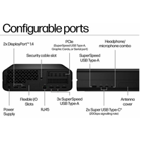 Venta Directa de Fábrica, Mini Estación de Trabajo con IA, Intel Core Ultra 5 235 HPS Z2 Mini G1i, PC de Escritorio con RTX T400-4G