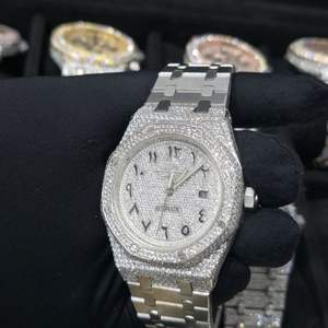 Luxury <b>Diamond</b> Hip Hop Automatic Movement Luxury <b>Watches</b> VVS1 Bussdown Moissanite <b>Watch</b> Iced Out for Men with Box - Product Image 4
