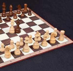 Jeu d'échecs Staunton Tournament, pièces de 3,75 pouces, Roi et Cheval allemands, en bois de Sheesham et Bois de Boxwood, au meilleur prix - Product Image 1