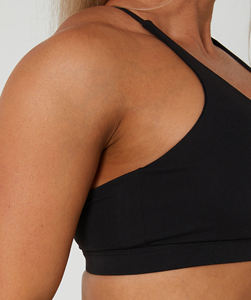 Conjunto de Yoga Personalizado para Mujer, Dos Piezas, Sujetador Deportivo, Pantalones Cortos de Cintura Alta, Spandex/Nylon Sólido Reversible, Ropa Deportiva Ecológica - Product Image 4