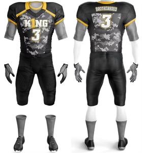 Maillot de rugby et de football américain personnalisé, respirant, sublimé, coupe ample, manches courtes, design frontal, séchage rapide, antibactérien - Product Image 5