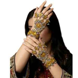 Conjunto de Joyería Afgana Kuchi Hecha a Mano en Diferentes Calidades y Precios, Nuevo Diseño de Joyería Afgana Hecha a Mano para Bodas - Product Image 1