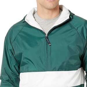 windbreaker High Quality Mens Sport Windbreaker Jacket Casual Design With Zipper Closure Embroidery Decoration For Spring Winter - Product Image 3