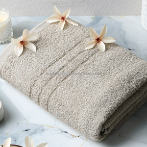 Commande en gros OEM en ligne Serviette de bain 70*140 cm Tissu en coton antimicrobien Fabricant de serviettes 400gsm - Product Image 6