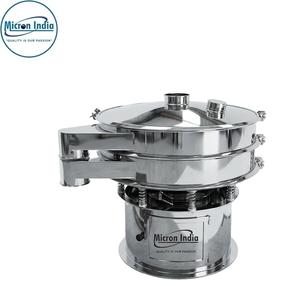Micron India - Máquina Industrial Automática Digital de Cribado por Vibración, Componentes Principales de Acero Inoxidable, Equipo de Cribado de Polvo para Alimentos - Product Image 4